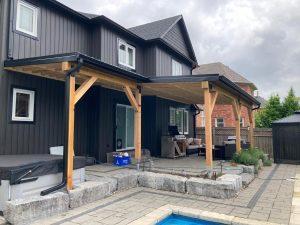 Custom Patio Cabana Installation - Georgina