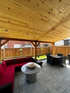 Porch Overhang Structure Installation - Georgina